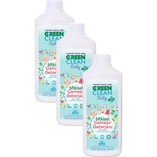 U Green Clean Green Clean Organik Lavanta Yağlı Baby Bitkisel Çamaşır Deterjanı 1000 ml - 3'lü