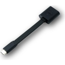 Dell Usb-C'den Usb-A 3.0'a Adaptör (Eski Bilgisayarınızda Usb-C Bağlantı Noktası Yok Mu? Bu Adaptörle Sorun Değil, Böylece Yeni Aksesuarları Bağlayabilirsiniz, Tak ve Çalıştır) Siyah