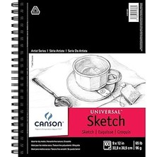 Canson Artist Series Universal Skizzenblock 0 9" x 12" 0