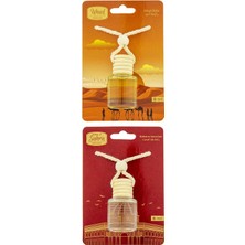 Ihvan Online Uhud Kokusu ve Kubbetüs Sahra Kokusu 8 ml Araba Kokusu Cam Şişe