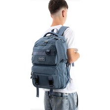 Ventis Qualty – Okul Çantası Su Geçirmez Klinkır Kumaş Unisex Sırt Çantası Model (7c)