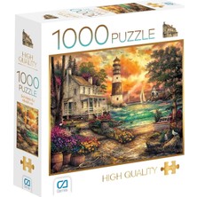 Ca Games Taş Ev 1000 Parça 2,2mm Kalınlık 48X68CM Profesyonel Hobi Puzzle Yapboz Serisi
