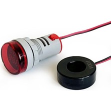 2'li Volt Amper Ölçüm 22MM AC60-500V 100A Kırmızı