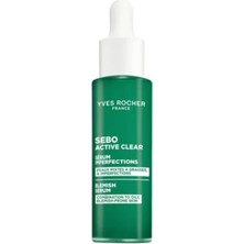 Yves Rocher Arındırıcı Yağ Dengeleyici Serum-Süksinik Asit&çinko-Sebo Active Clear Botanik Kompleks-30 ml
