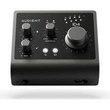 Audient Ses Arabirimi Id4 Mkıı, Class A Konsol Mikrofon Ön Amplifikatör (Yüksek Hızlı Usb-C, Monitör Karışımı ve Monitör Panning Fonksiyonu, 2 Kulaklık Çıkışı, Mac/pc/ios Uyumlu), Siyah, Id Mkıı