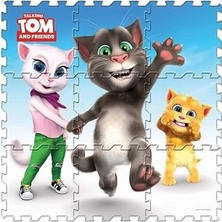 Mega Oyuncak Konuşan Kedi Tom Eva Yer Matı