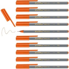 Edding 55 Fineliner - Turuncu - 10 Kalem - 0,3 mm Uç