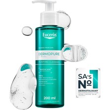 Eucerin Dermopurifyer Yağ Kontrolü Temizleme Jeli 200 Ml, 4005800181757