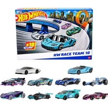 Hot Wheels Oyuncak Arabalar, 10'lu Yarış Arabası Paketi, 1:64 Ölçekli Corvette, Lamborghini, Mclaren ve Hot Wheels Originals Içerir (Amazon'a Özel)