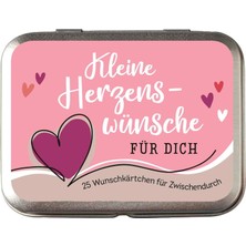Metallbox Kleine Herzenswünsche Für Dich: 25 Wunschkärtchen Für Zwischendurch