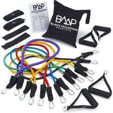 Black Mountain Products Ultimate Resistance Band Set W Guide