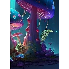 Independently Published A4 Artist Sketchbook Neon Toadstool Cover