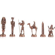 Gifthome Büyük Boy Metal Mısır Satranç Taşı Antik