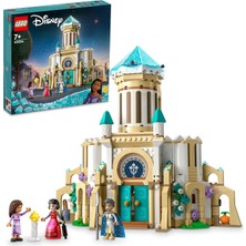 LEGO │ Disney Kral Magnifico’nun Kalesi 43224-7 Yaş ve Üzeri Çocuklar Için Detaylı Bir Kale Içeren Yaratıcı Oyuncak Yapım Seti 613 Parça