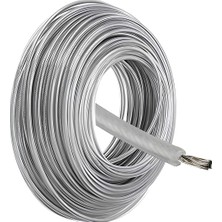 Çelik Telli Motorlu Tırpan Yuvarlak Misina 3.3 mm 26 Metre Çim Ot Biçme Teli Güçlü Profesyonel