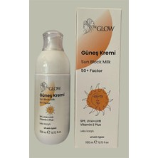 Miglow Güneş Kremi, Spf 50+ Faktör, Uva+Uvb Korumalı, Vitamin E Içerikli, Leke Karşıtı, 150ML