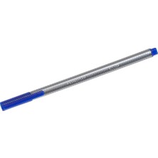 Staedtler 3343 Triplus Fineliner Keçeli Kalem, 0.3 mm Uç, Su Bazlı Mürekkep, Mavi
