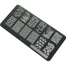Nail Art Stamping Baskı Plakası VV15