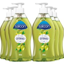 Saloon Sıvı Sabun 400 ml Zeytinyağlı x 6'lı Paket