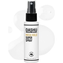 Dashu, Hızlı Kuruyan, Ultra Güçlü Tutuşa Sahip Saç Şekillendirici Sprey For Men Mega Hold Super Spray