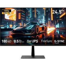 Esranın Dünyası 24.5 Inç 180Hz Fhd Oyun Monitörü, 0.5ms Tepki Süresi