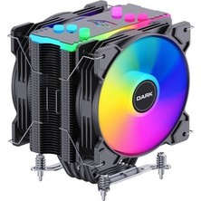 Esranın Dünyası Dark Freezer X129 Intel & Amd Uyumlu, 2x Argb LED Fanlı Kule Tipi Işlemci Soğutucu ( DKCCX129