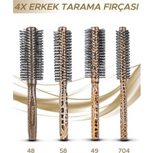 Elsa Professional 4x Kobra Erkek Saç Fırçası Seti