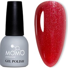 Momo Professional Kalıcı Oje S026 Işıltılı Bordo Kırmızı 14 ml