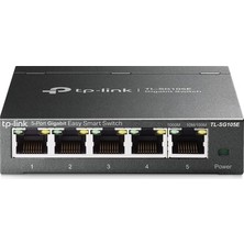 Esranın Dünyası 5 Portlu Çelik Easy Smart Switch - 10/100/1000 Mbps Hız