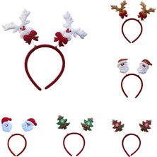 6 Christmas Headbands With Different Designs Christmas Party Holiday Headbands For Kids Women Men Christmas And Holiday Parties Christmas Party Gifts (One Size Fits All)