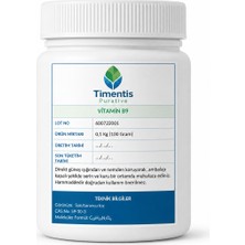 B9 Vitamini (Folik Asit) 100 Gram Hammadde