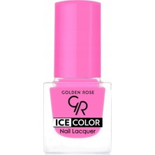 Golden Rose Ice Color Nail Lacquer No: 201 - Parlak Bitişli Mini Oje 6 ml