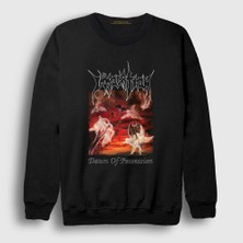 Presmono Unisex Siyah Dawn Of Possession Metal Immolation Sweatshirt
