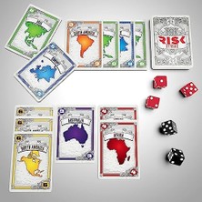 Risk Strike And Game, -Playing Strategy Card Game For 2-5 Players, 20 Min. Average, Games, Party Games - Ingilizce Versiyon