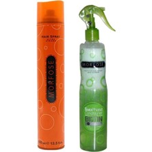 Morfose Saç Spreyi Turuncu 400ML + Fön Suyu Biotin 400ML