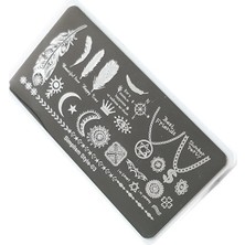 Nail Art Stamping Baskı Plakası S03