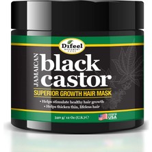 Difeel Jamaican Black Castor Yavaş Uzayan Saçlara Özel Saç Maskesi 340GR