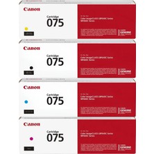 Canon CRG-075 Orijinal Toner Set / Imageclass MF665CDW / MF662CDW / LBP647CDW / LBP646CDW / MF663CDW / I-Sensys Mf 664CDW