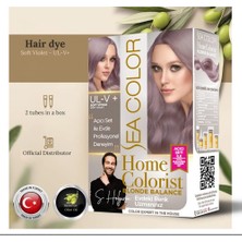 Sea Color Home Colorist Set Saç Boyası Ul-V+ Soft Viyole Soft Vıolet (Blonde Balance)