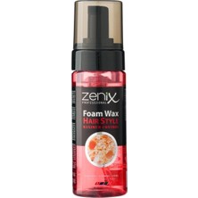 Zenix Profesyonel Saç Köpük Wax, Maksimum Kontrol, Keratin ve Güçlü Bukle Etkili, 150 ml