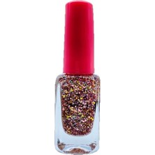 Pazariz Tırnak Bakım Seti, Oje No: C-06 + 258 ve Calcium Jel, Simli Pembe ve Somon Renk