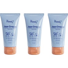 Homm Life Güneş Kremi Spf 50+ 50 ml - 3 Adet