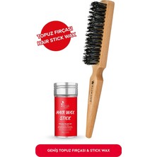 Elsa Professional 131 Topuz Fırçası ve Hair Stick Wax Set