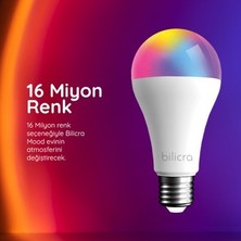 Esranın Dünyası Renkli Işık Seçenekleri ile Uzaktan Kontrol Edilebilen LED Ampul