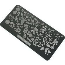 Nail Art Stamping Baskı Plakası VV23