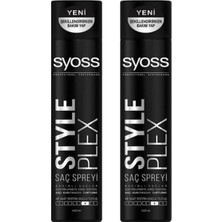 Syoss Style Plex Saç Spreyi, 400 Ml, 2 Adet