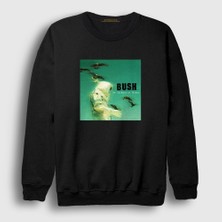 Presmono Unisex Siyah The Science Of Things Rock Bush Sweatshirt