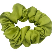 Icon Sılk Saf Ipek Saç Tokası Orta Boy 3,5 cm (1 Adet) (Uçuk Yeşil)