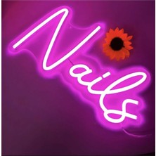 Dekoraven Nails Neon LED Yazı
