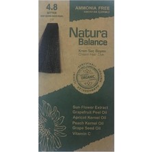 Natura Balance Organik 4.8 Bitter Saç Boyası 60 ml